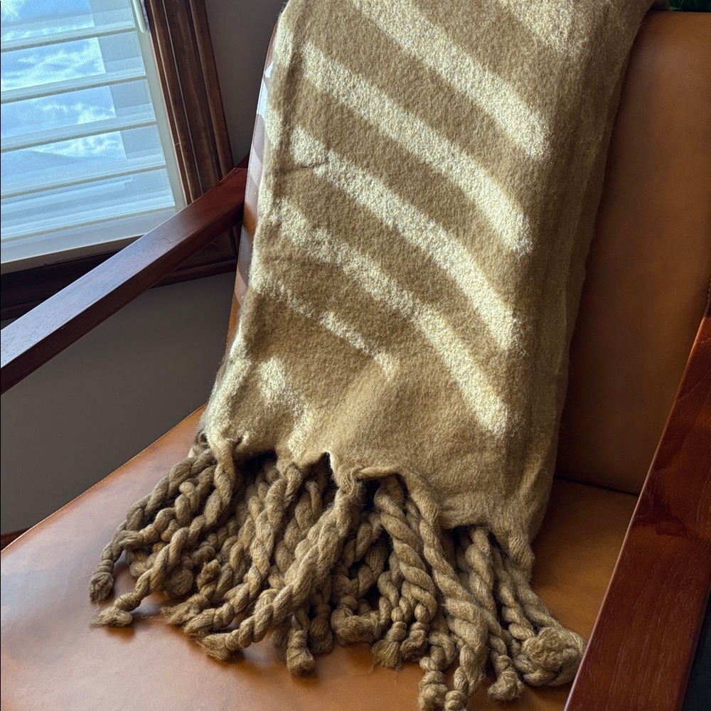 NWOT Crate and Barrel Throw Blanket